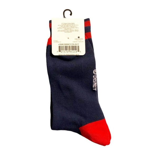 Mickey Mouse Santa Christmas Disney Novelty Socks Gift Shoe Size 6-12 NWT - Picture 3 of 3